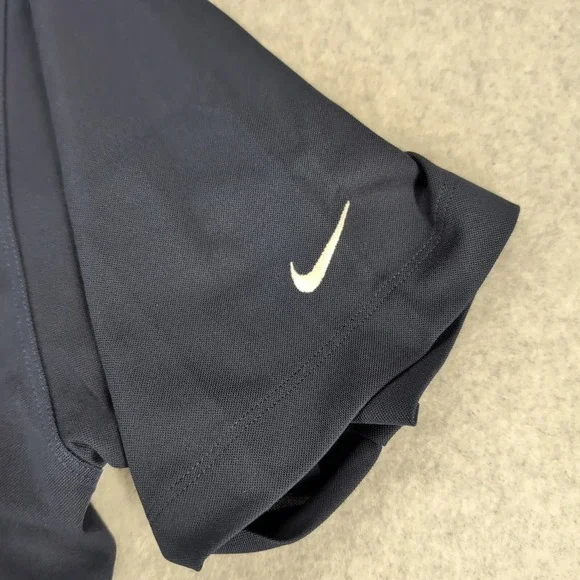 Nike Shirt Mens Large Blue Golf Polo‎ Dri-Fit Logo Swoosh Outdoor Performance - Picture 6 of 14